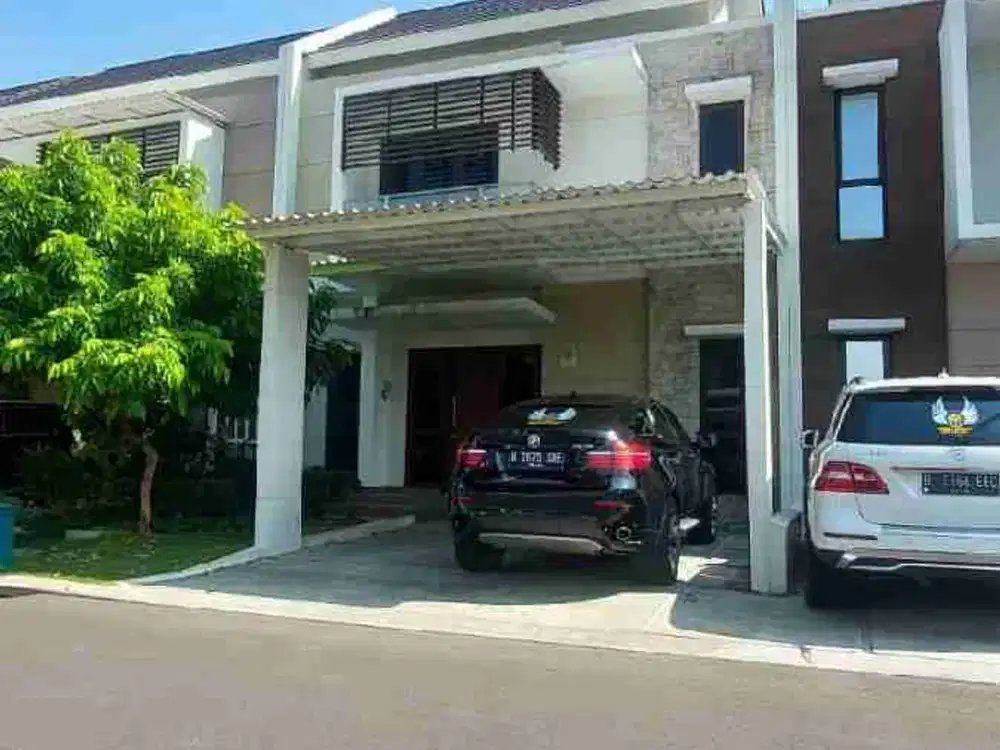 disewa cepat rumah cluster burgundy sumarecon bekasi