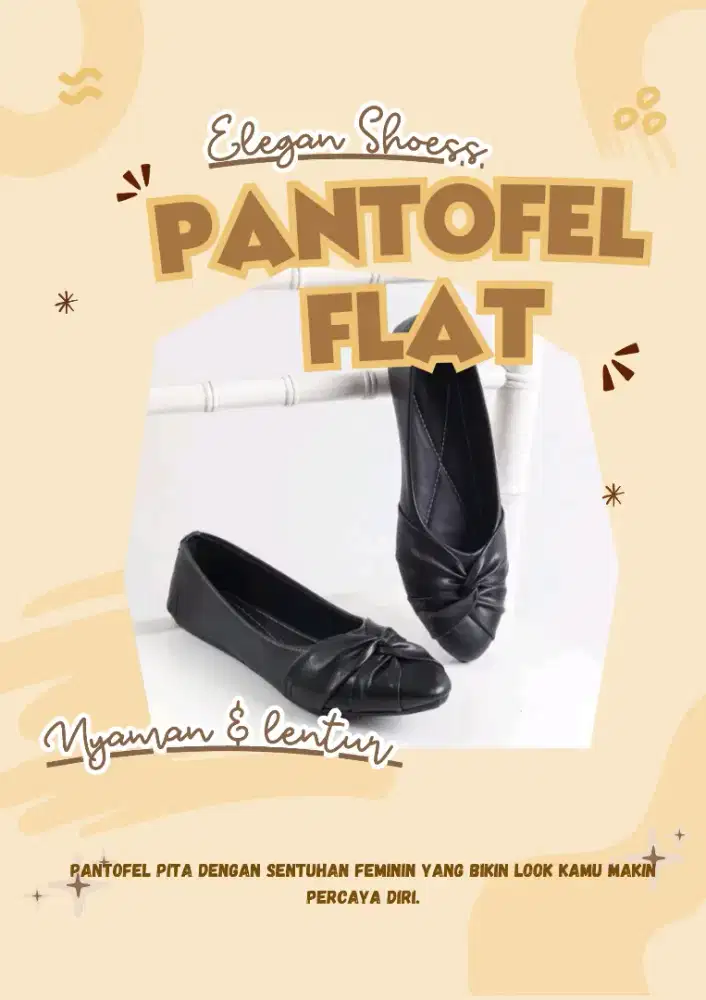 Pantofel flat elegan