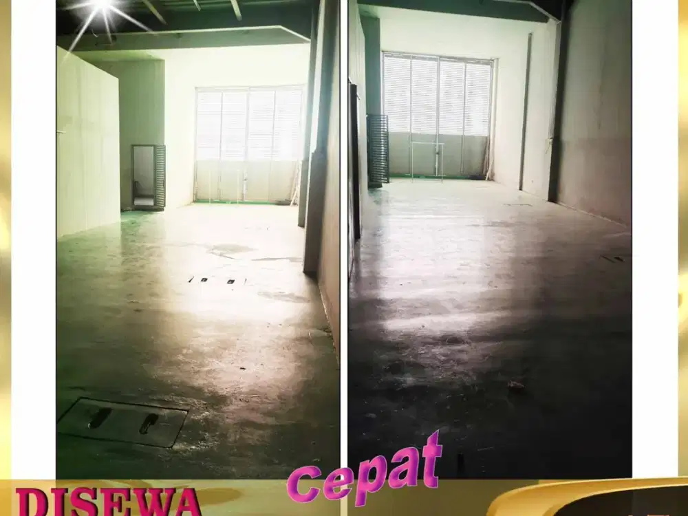 DISEWAKAN MURAH GUDANG 12 X 25 DI PERGUDANGAN ECOPARK KAPUK KAMAL JAKARTA UTARA