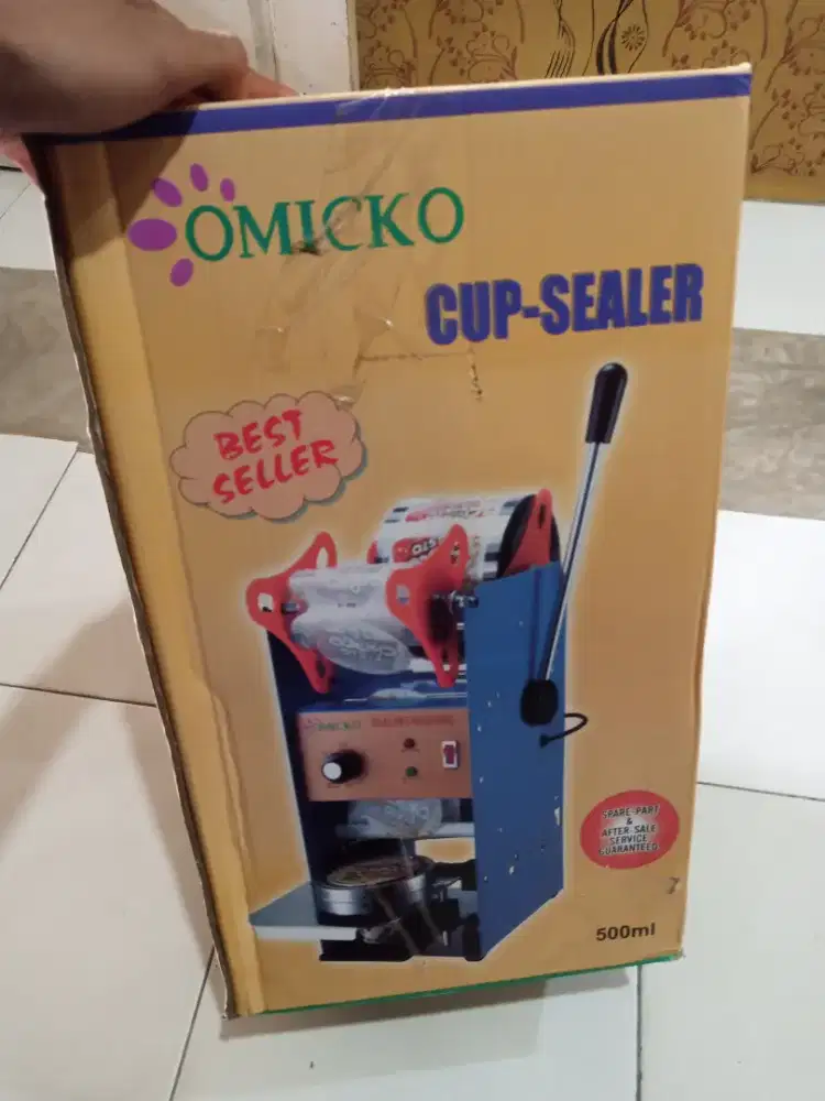 Cup sealer omicko mesin pressan gelas minuman
Barang baru