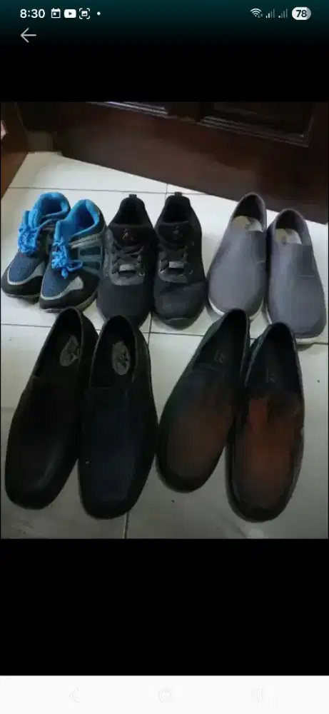 5 pasang Sepatu Laki-Laki