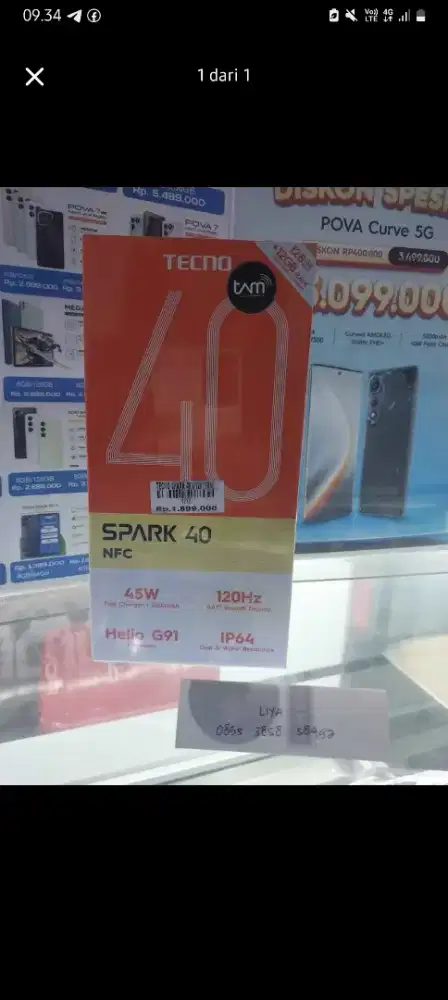TECNO SPARK 40 6/128 | ATLANTIS DAHSYAT
