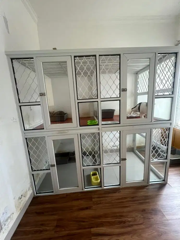 Kandang kucing alumunium expanda