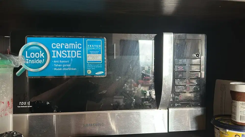 Jual Murah Microwave bekas, lampu nyala, tapi tidak panas