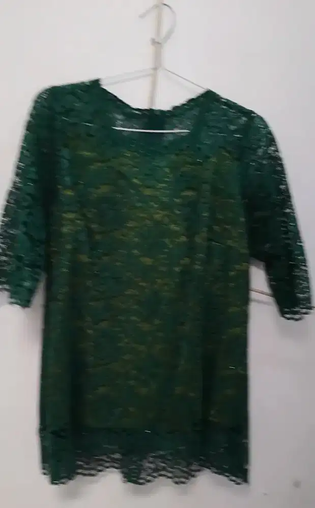 dijual kebaya lengan pendek dan rok songket