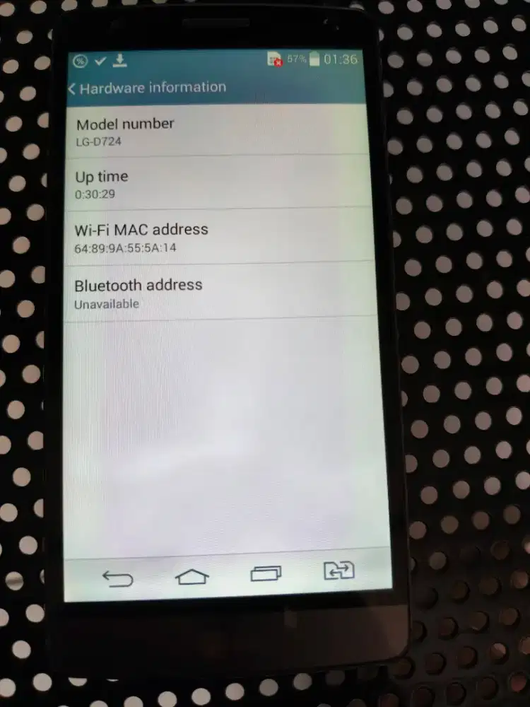 HP LG seri G3 D724 normal