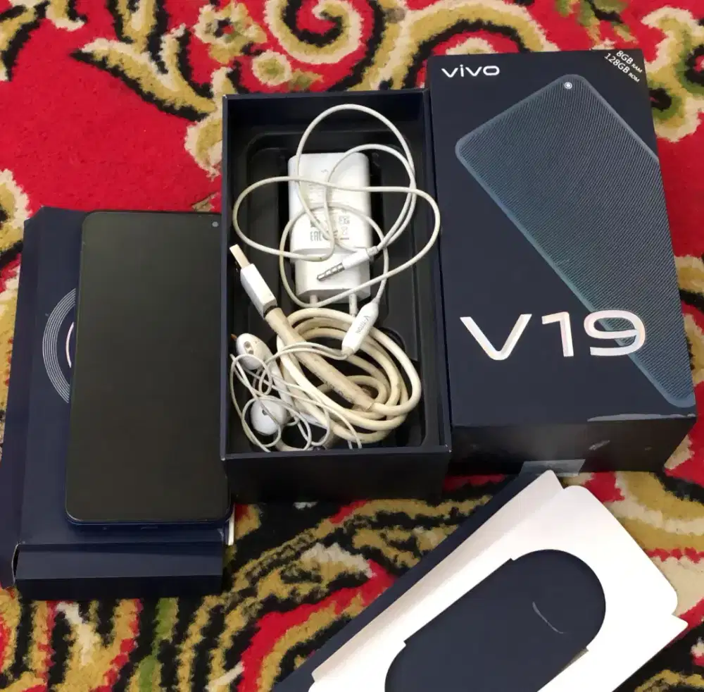 Vivo V19 Biru ram 8/128 normal poll