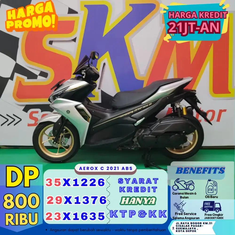 ( gebyar dp:800 aerox tahun 2021 proses 1hari cash credit