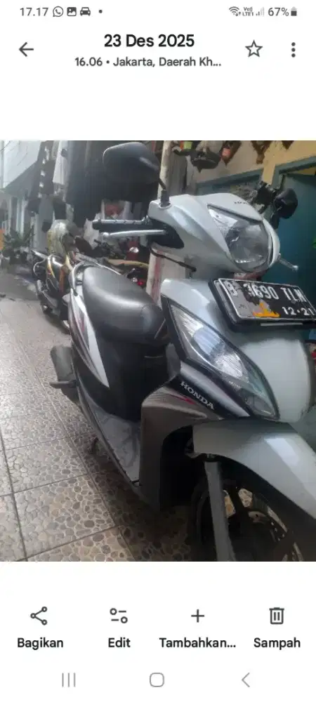 Jula honda spacy thn 2011 RP 4,950,000