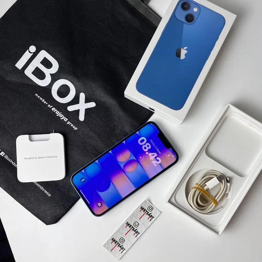 iPhone 13 128gb Blue iBox Battery Health 85%