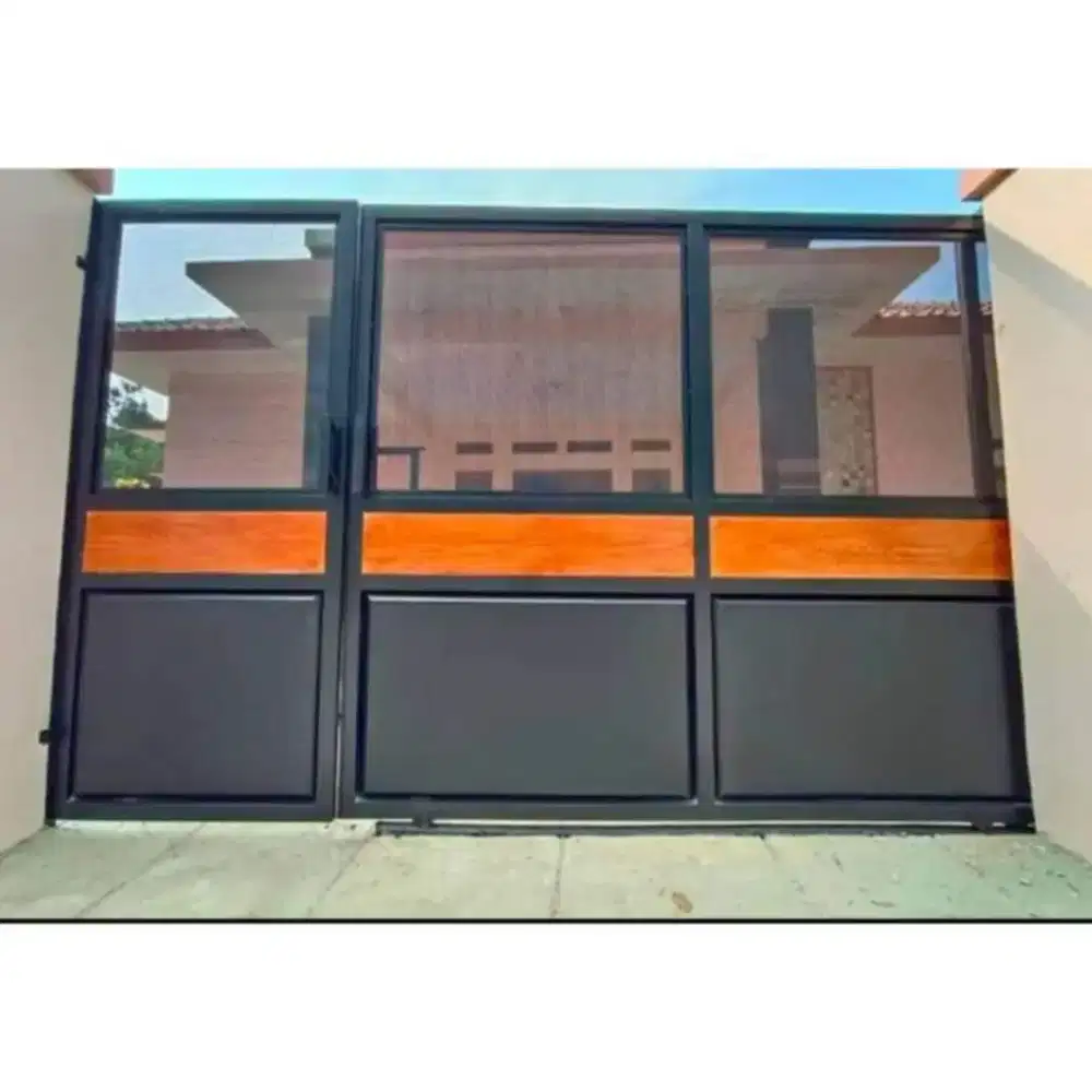 Pagar kayu aesthetic jaman sekarang