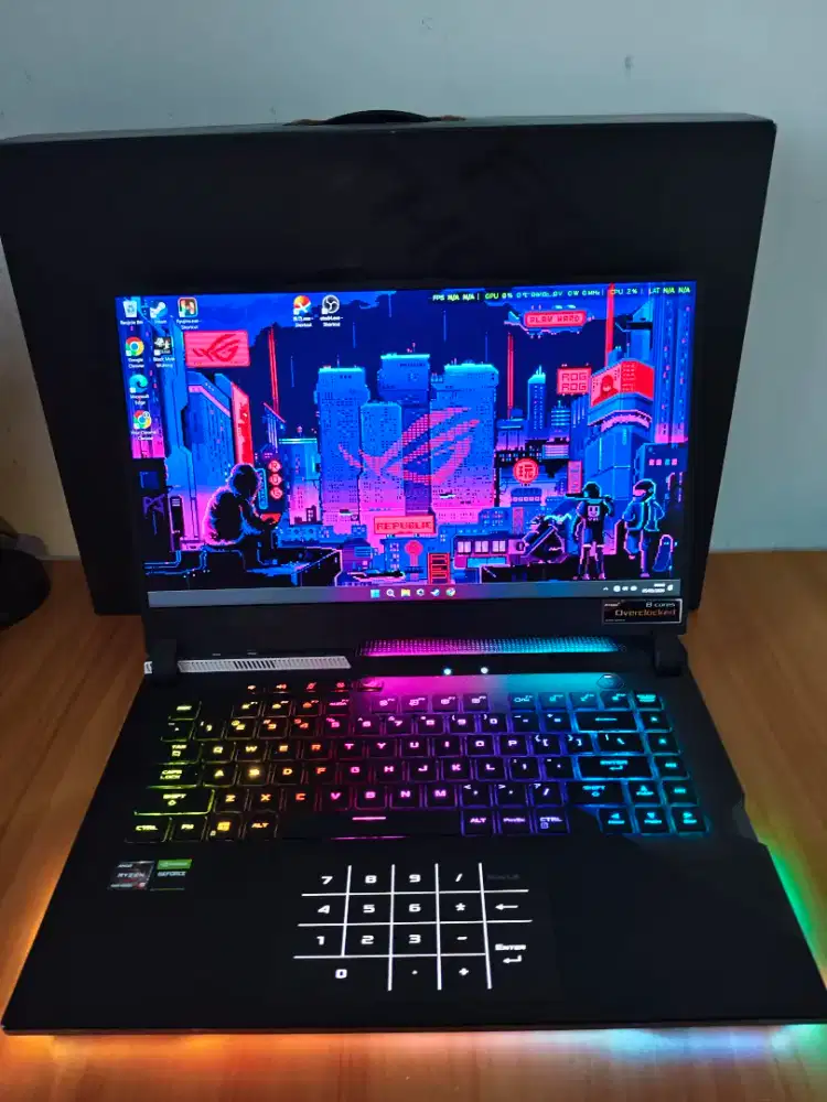 Laptop Gaming Sultan ROG SCAR 15 RTX 3080 VRAM 16GB SSD 2TB RAM 32GB