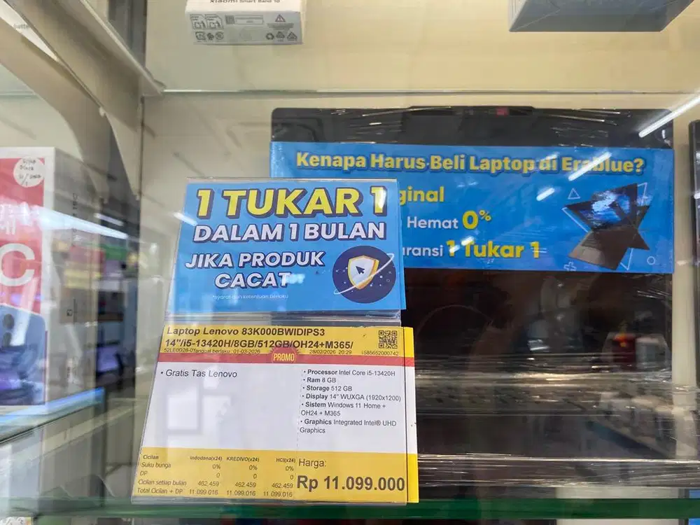 Bisa cicilan Laptop Lenovo ram 8/512 GB