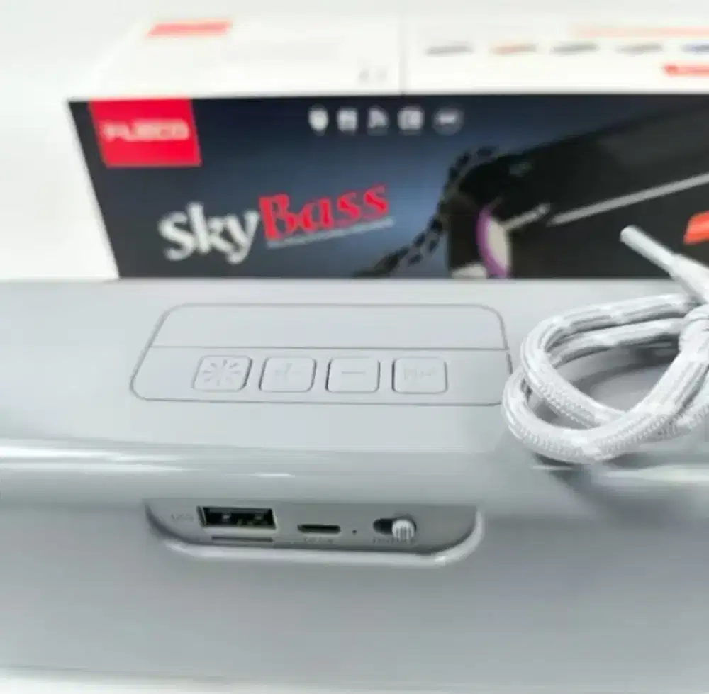 Speaker bluetooth rgb double bass