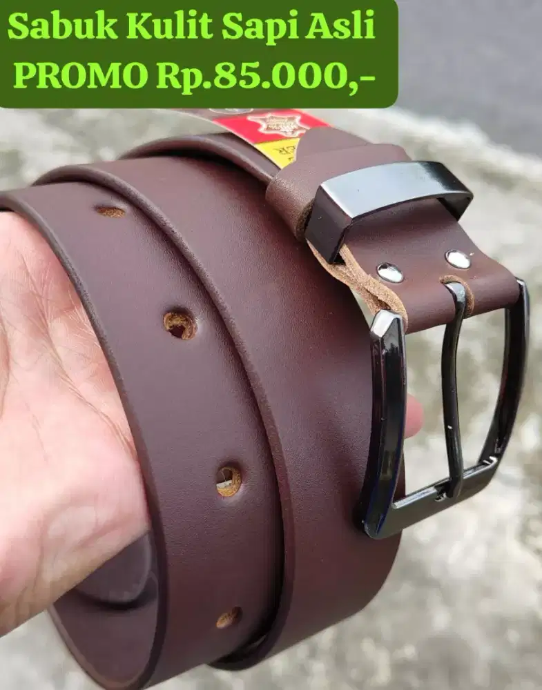 PROMO SABUK KULIT ASLI 100%