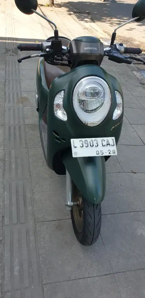 Scoopy Prestige th 2023 Hijau Army mulus pool pjk 05-2026