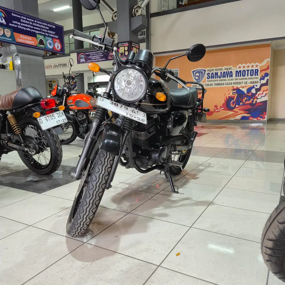 Kawasaki W175 SE Black Steel 2023, Wildan Sanjaya Motor Bandung