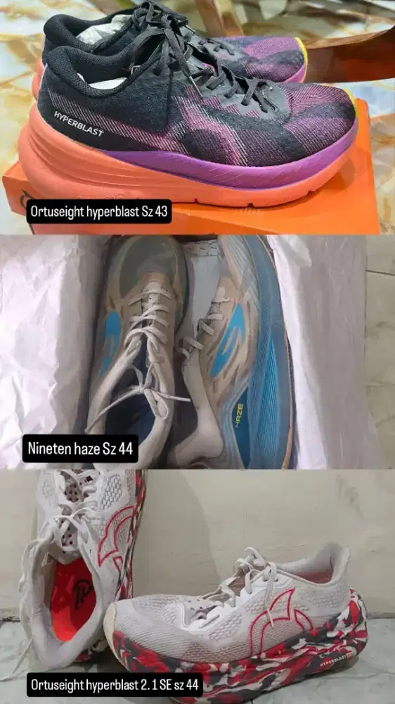 Sepatu running Ortuseight & nineten