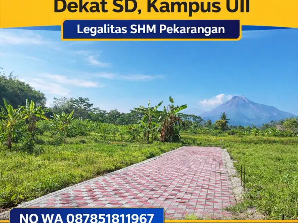 Tanah Jogja 2 MENIT SD BIAS KALIURANG SHMP