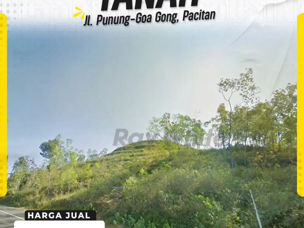 Dijual Tanah Murah Cocok Untuk Investasi Atau Agrowisata Di Pacitan