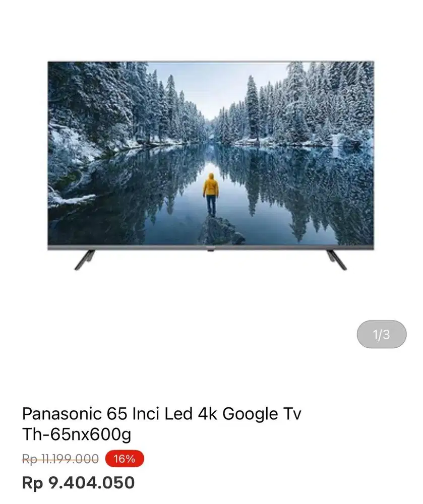 PANASONIC GOOGLE TV 4k 65inci