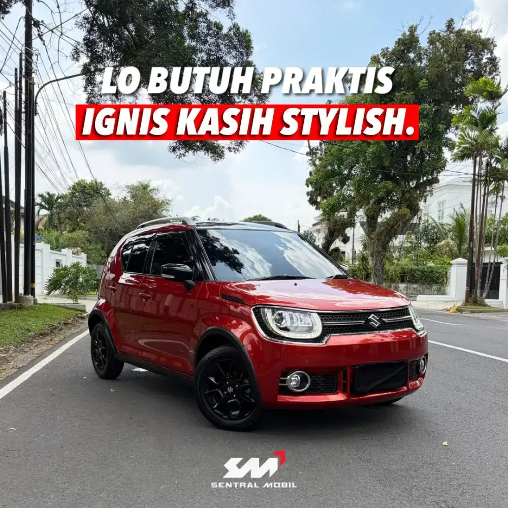 Suzuki Ignis Gx At Matic Merah 2019