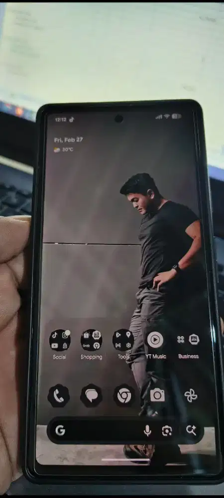 Pixel 7a Ram 8 GB/128 GB white fullset,muluss