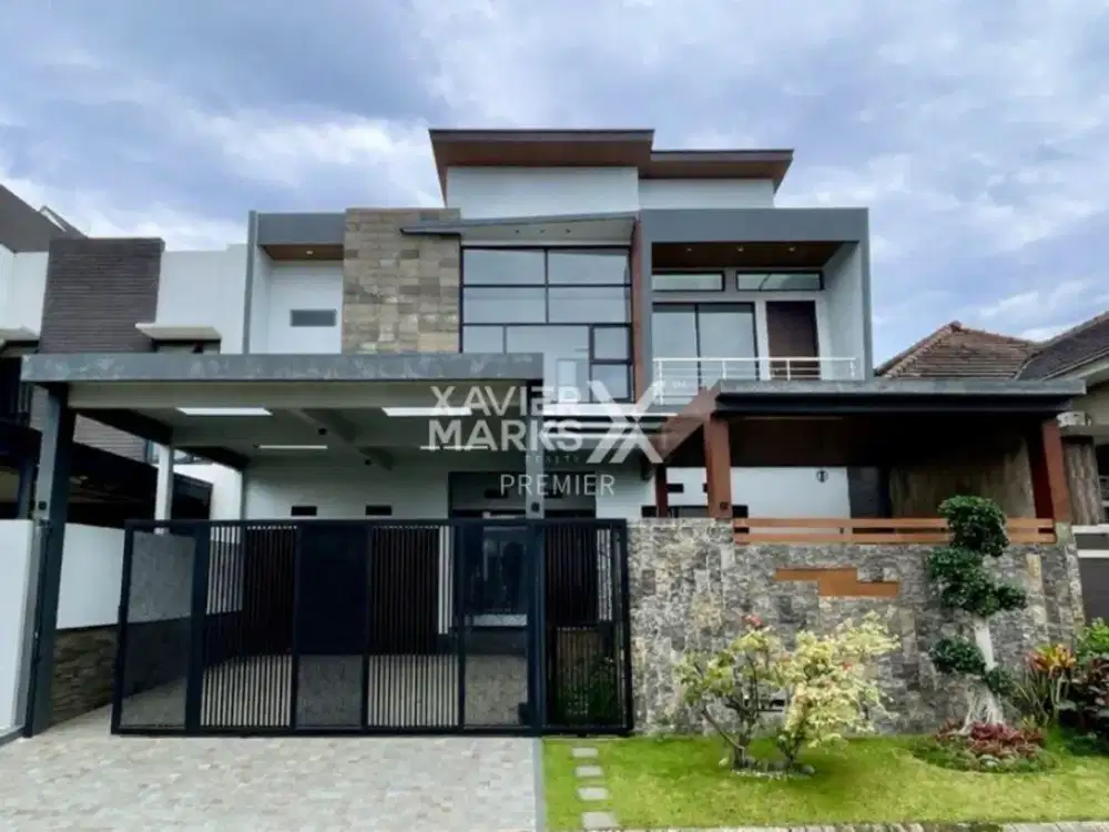 Dijual Baru Gress Rumah Mewah 2Lt Dg Pagar Remote Bonus Kitchen Set Ada Rooftop Siap Huni Lingkungan Asri Aman Akses Mudah di Telaga Golf Araya Pakis