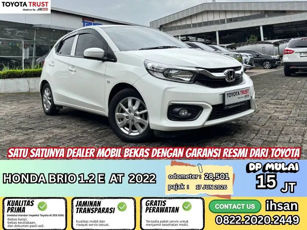 HONDA BRIO SATYA 1.2 E AT 2022