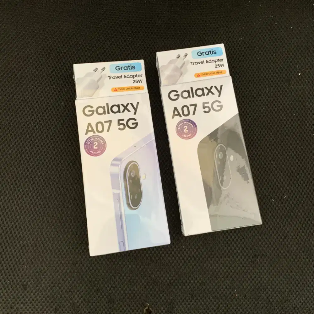SAMSUNG A07 5G RAM 6/128 GB (BARU, GARANSI RESMI)