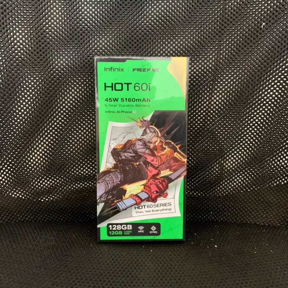 INFINIX HOT 60i RAM 6/128 GB (BARU, GARANSI RESMI)