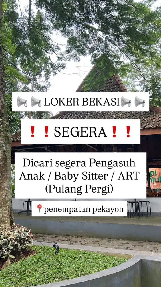 LOKER BEKASI SEGERA