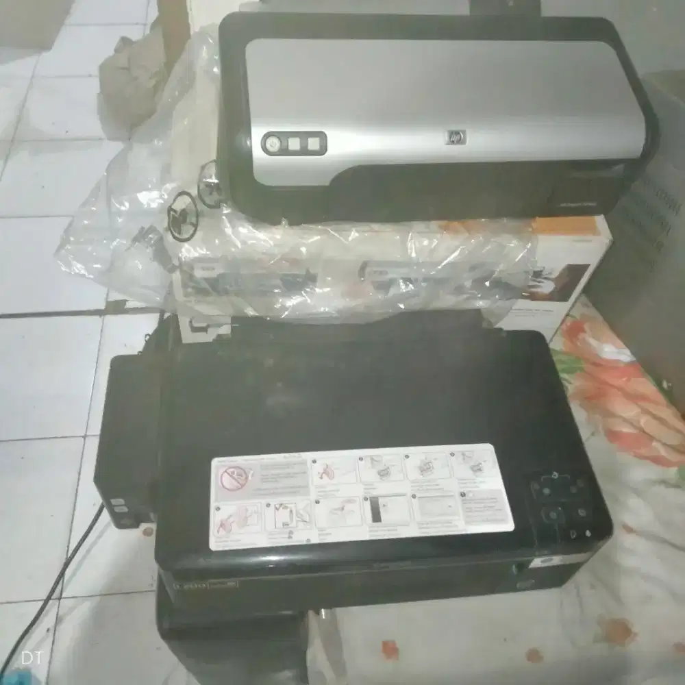printer hp deskjet 2466, epson l200,microtek scan maker 4900