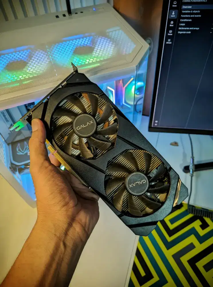 pc part vga gaming murah galax gtx 1660ti