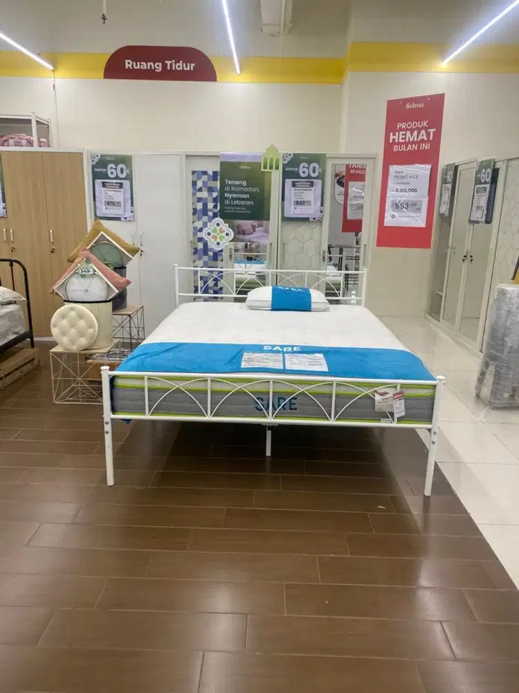 Set Ranjang Besi + Kasur