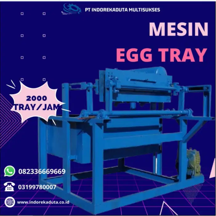MESIN EGG TRAY KAPASITAS 2000 MANUAL