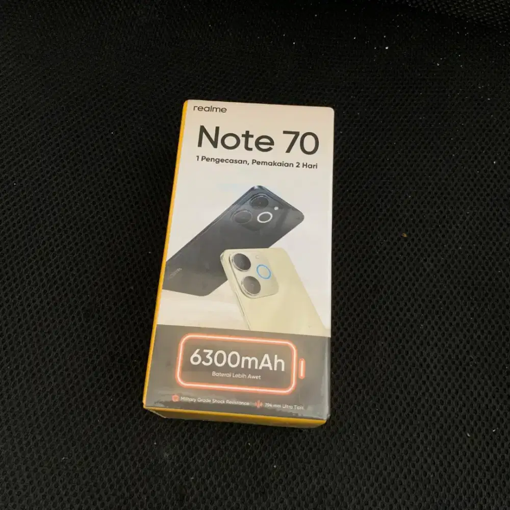 REALME NOTE 70 RAM 4/128 GB (BARU, GARANSI RESMI)