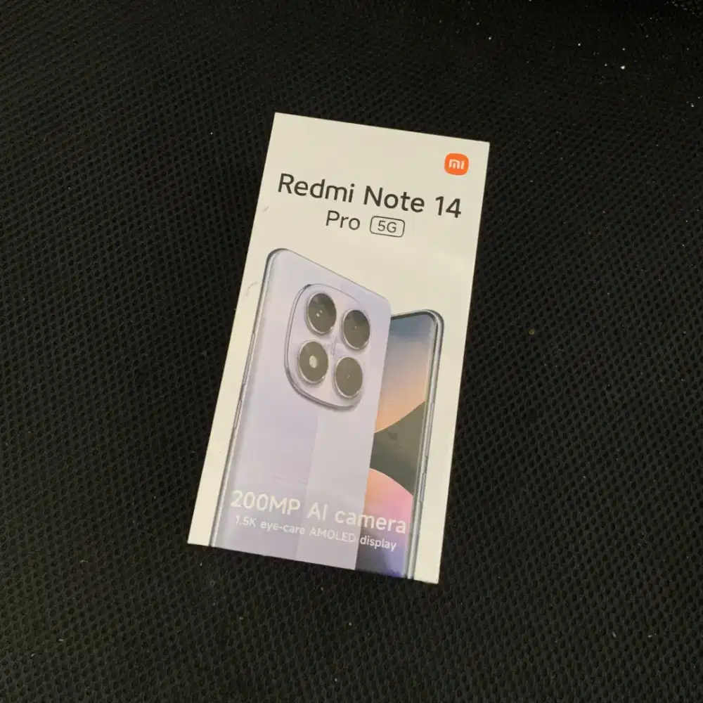 REDMI NOTE 14 PRO 5G RAM 12/512 GB (BARU, GARANSI RESMI)