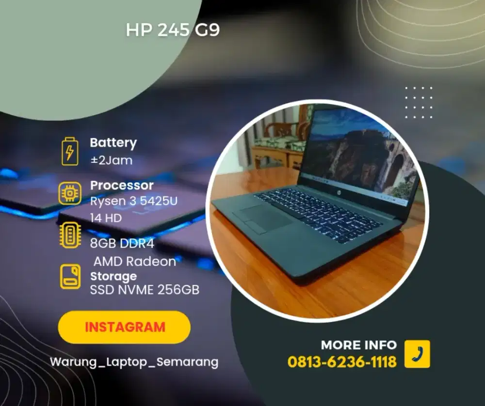 HP 245 G9 Ryzen 3 5425U