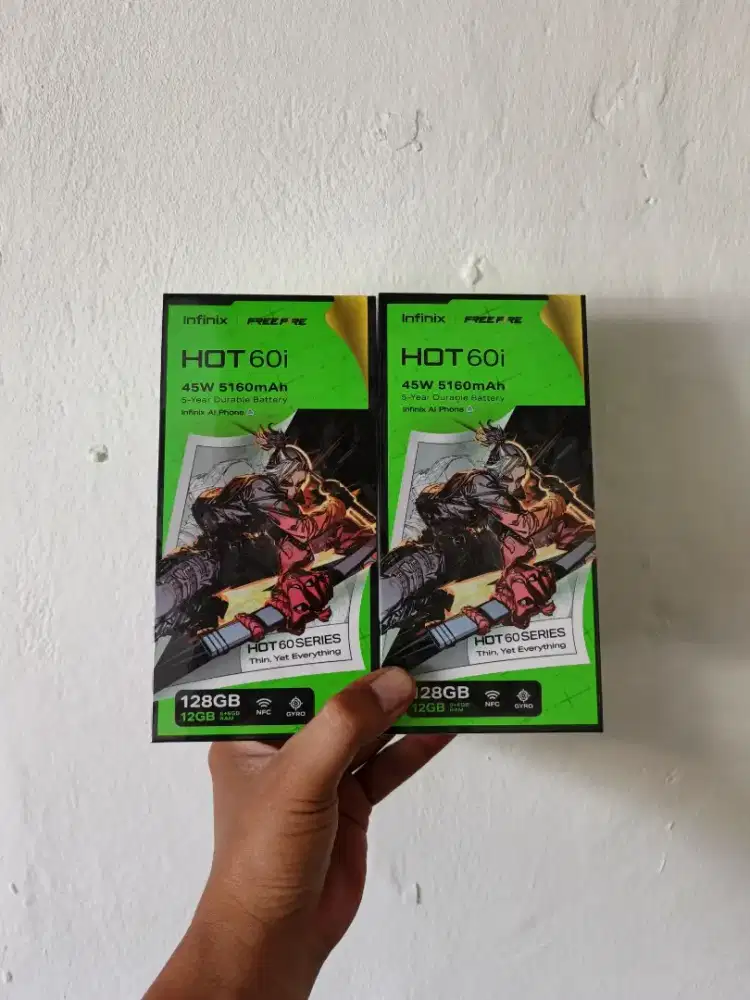 [ Fast respon wa ] Infinix Hot 60i NFC 6+6/128 Garansi resmi 1thn