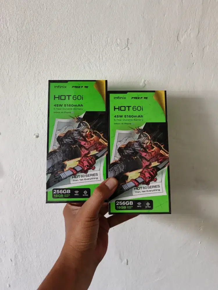 [ Fast respon wa ] Infinix Hot 60i NFC 8+8/256 Garansi resmi 1thn