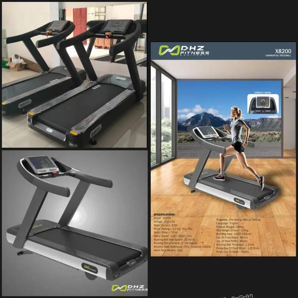Treadmill komersial dhz