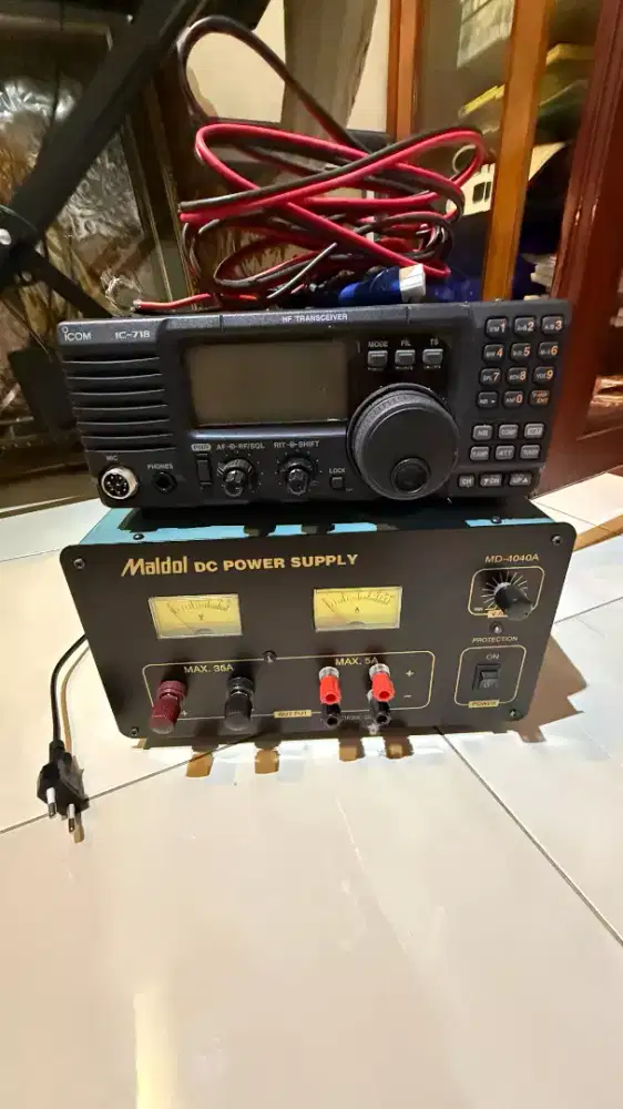 Icom ic 718 dan power supply maldol