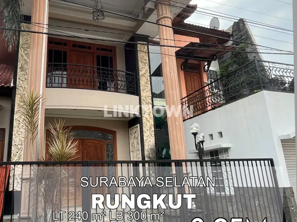 Rumah 2 Lantai Full Furnished Nego di Rungkut Surabaya Dekat Kwasan Indistri