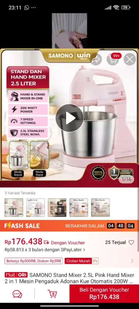 Mixer kue ,mikser