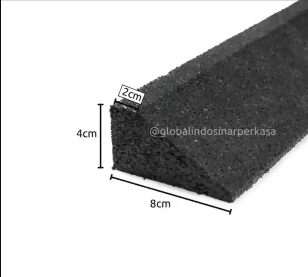 Karet tanjakan, Ramp of rubber tinggi 2 dan 4 cm panjang 50 cm