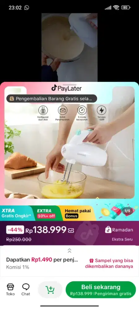 Hand mixer samono