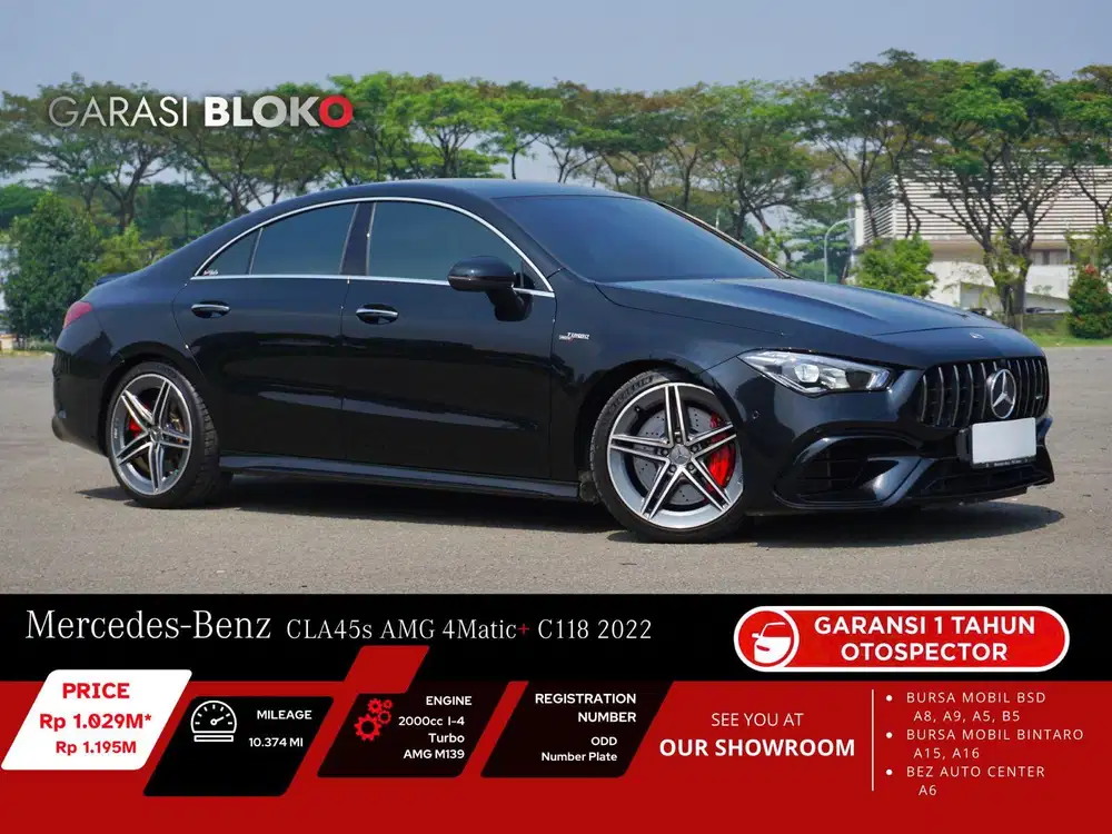 (Odo 11rb Warranty ON) Mercedes Benz CLA45s C118 4Matic+ AMG 2022