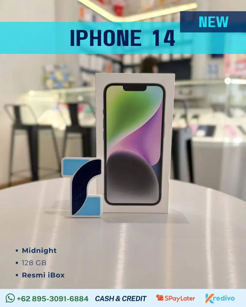 IPHONE 14 128 GB - MIDNIGHT NEW SEGEL