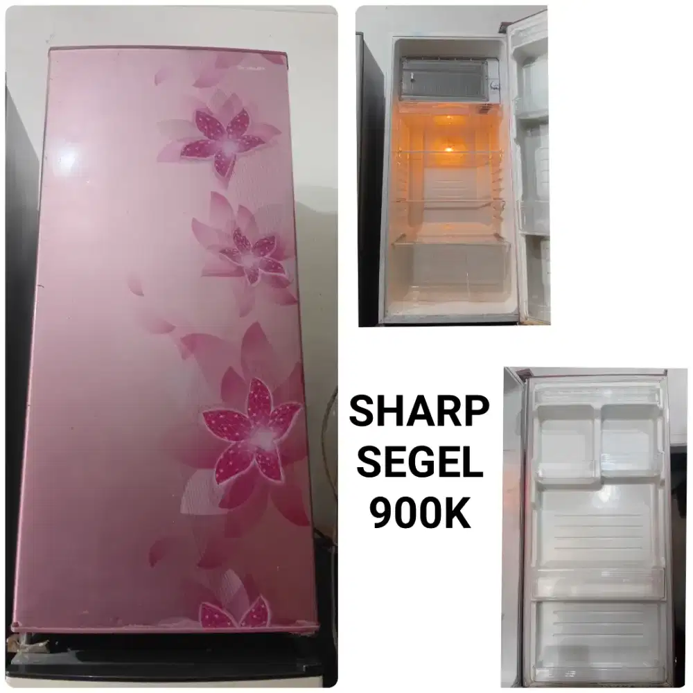 Kulkas SHARP segel bekas bergaransi